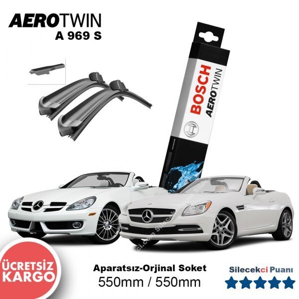 Mercedes SLK Silecek Takımı (2004-2016) Bosch Aerotwin A969S