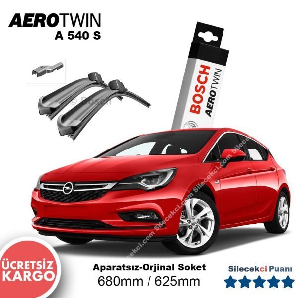 Opel Astra K Silecek (2015-2021) Bosch Aerotwin A540S