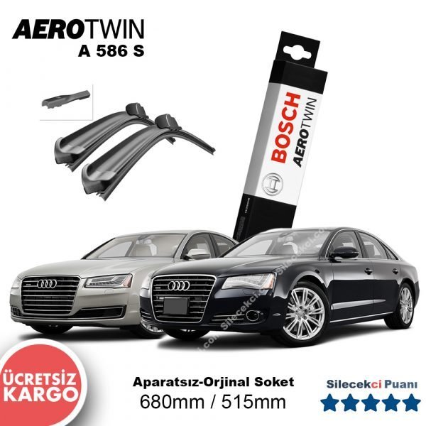 Audi A8 Silecek Takımı (2010-2017) Bosch Aerotwin A586S