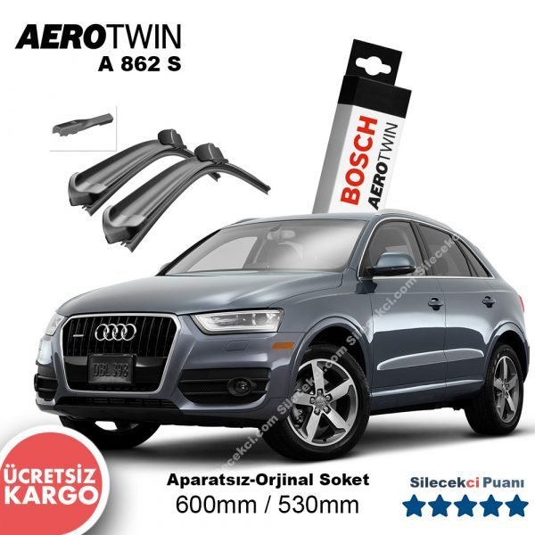 Audi Q3 Silecek Takımı (2011-2017) Bosch Aerotwin A862S