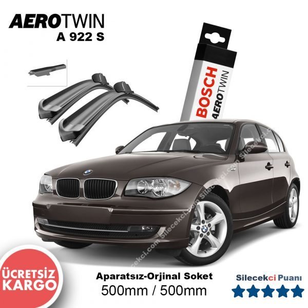 Bmw 1 Serisi Silecek Seti (2004-2011) (E81-E87) Bosch Aerotwin A922S