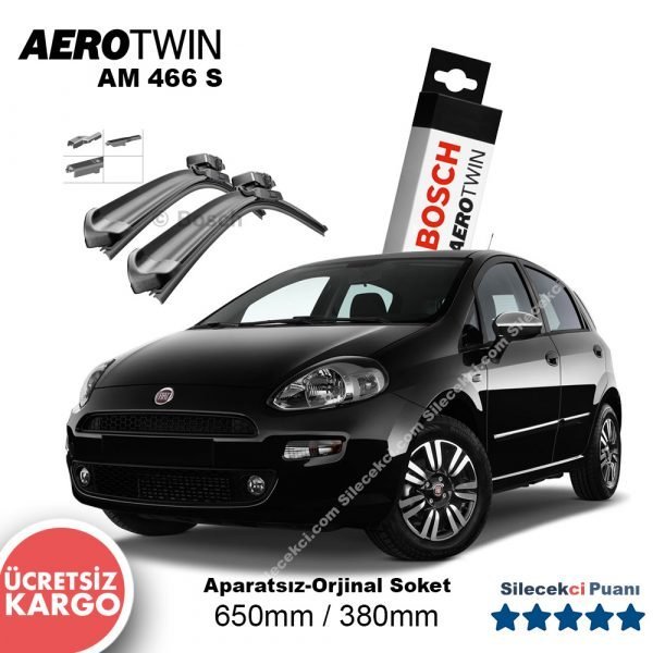 Fiat Punto Silecek Takımı (2007-2017) Bosch Aerotwin AM466S