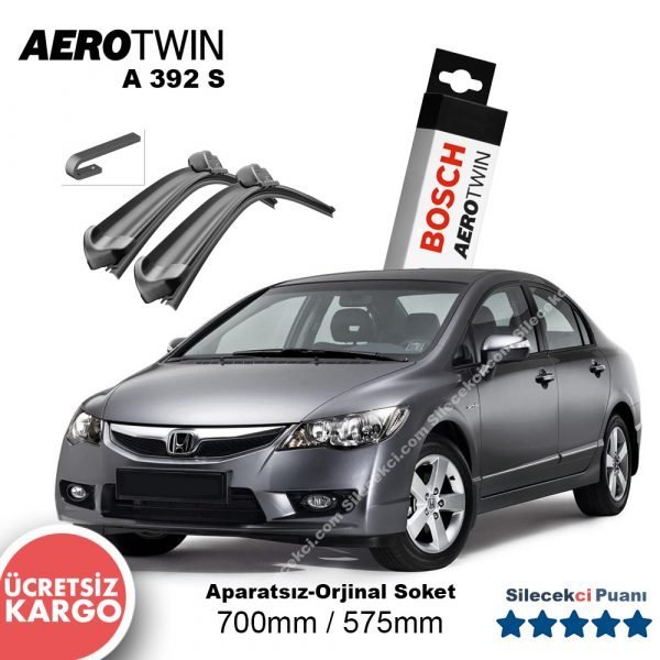 Honda Civic Sedan Silecek (2006-2012) (FD6) Bosch Aerotwin A392S