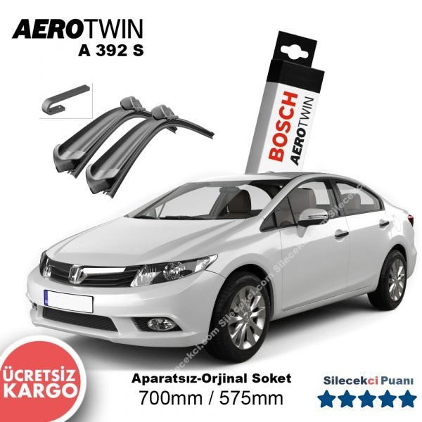 Honda Civic Silecek (2012-2016) (FB7) Bosch Aerotwin A392S