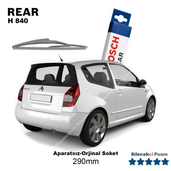 Citroen C2 Arka Silecek (2003-2008) Bosch Rear H840