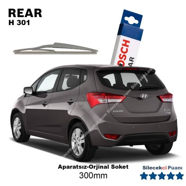 Hyundai İX20 Arka Silecek (2011-2014) Bosch Rear H301