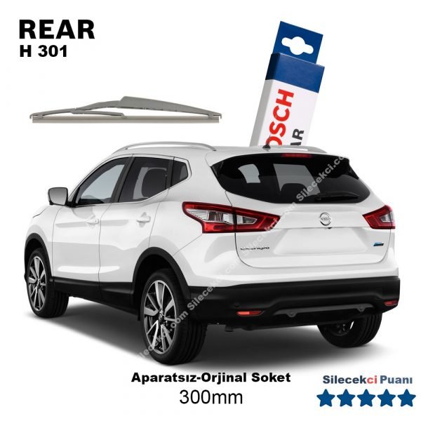 Nissan Qashqai Arka Silecek (2014-2021) Bosch Rear H301