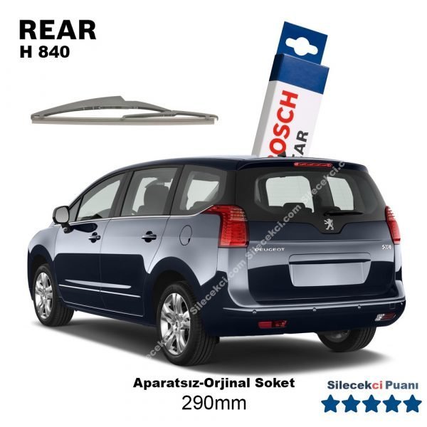 Peugeot 5008 Arka Silecek (2009-2016) Bosch Rear H840